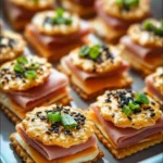 Ritz Cracker Party Sandwiches