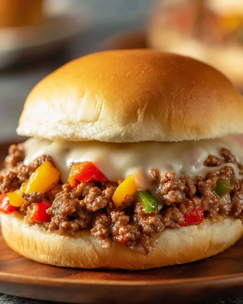 Stuffed bell pepper hamburgers on a plate topped with fresh herbs
