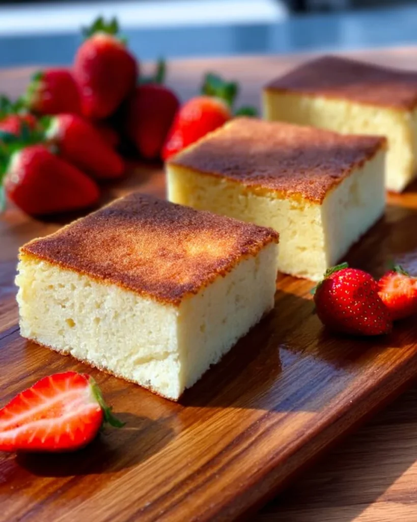 Delicious sugar free yogurt cake topped with fresh berries and mint leaves.