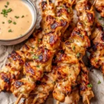 Air Fryer Bang Bang Chicken Skewers Air Fryer Bang Bang Chicken Skewers