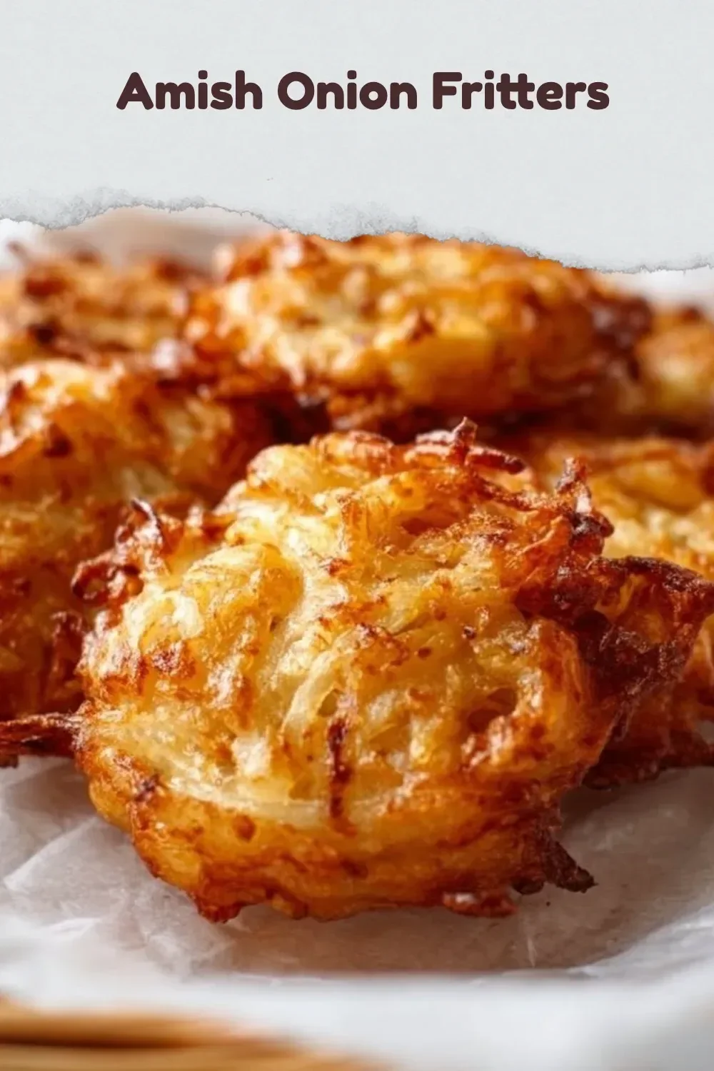 Craving crispy Amish onion fritters, a perfect savory snack or side dish.