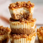 Apple Crisp Cheesecake Bites