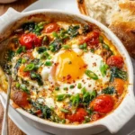 Baked Feta Eggs
