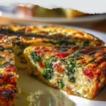 Best Crustless Spinach, Onion and Feta Quiche