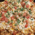 Cheesy Chicken Taco Rice