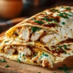 Cheesy Chicken Wrap Cheesy Chicken Wrap