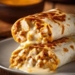 Cheesy Garlic Chicken Wraps Cheesy Garlic Chicken Wraps