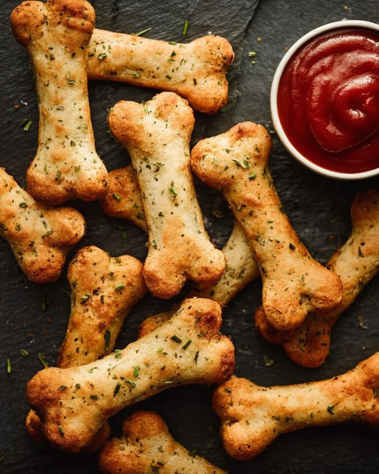 Cheesy Halloween breadstick bones shaped like skeletons.