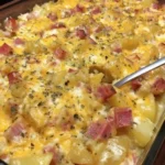 Cheesy Ham & Potato Casserole
