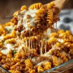 Cheesy Hamburger Casserole Bake Cheesy Hamburger Casserole Bake
