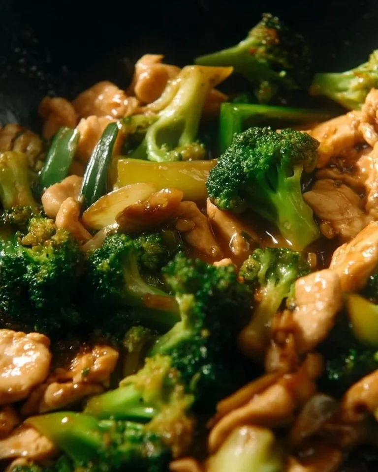Delicious Chicken and Broccoli dish served on a plate with rice