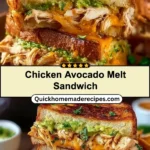 Chicken Avocado Melt Sandwich