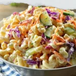 Coleslaw Pasta Salad Coleslaw Pasta Salad