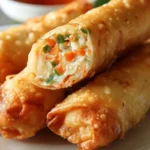 Crab Rangoon Egg Rolls