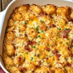 Cracked Out Chicken Tater Tot Casserole