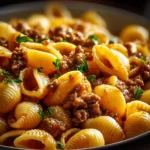 Creamy Beef and Shells Creamy Beef and Shells