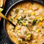 Creamy Cheesy Chicken White Chili