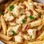 Crock Pot Creamy Cajun Chicken Pasta
