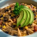 Crock Pot Fiesta Chicken