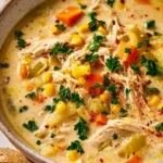 Crockpot Chicken Corn Chowder