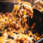 Crockpot Chicken Enchiladas Casserole