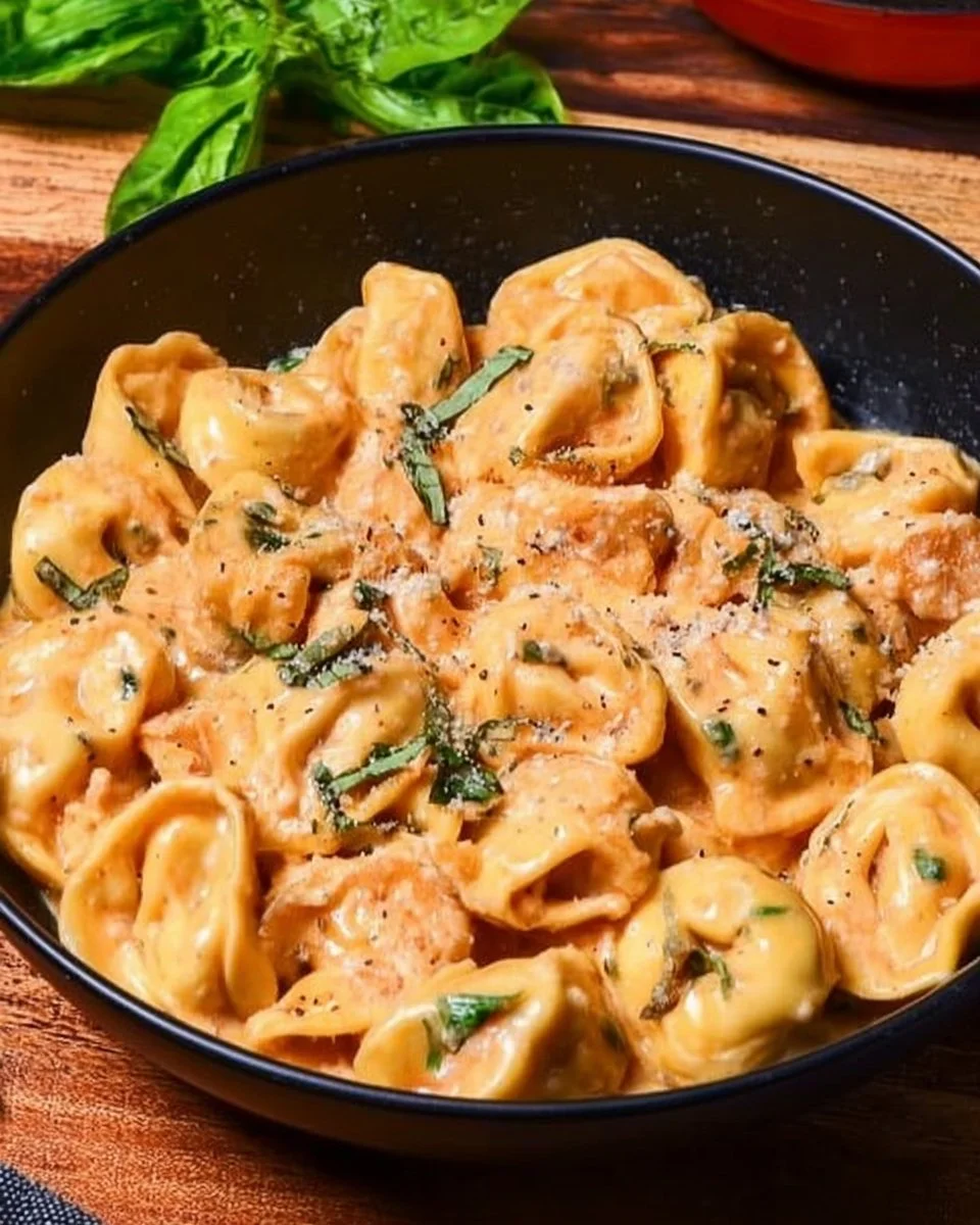 CrockPot Chicken Tortellini Delight recipe with rich flavors and easy preparation