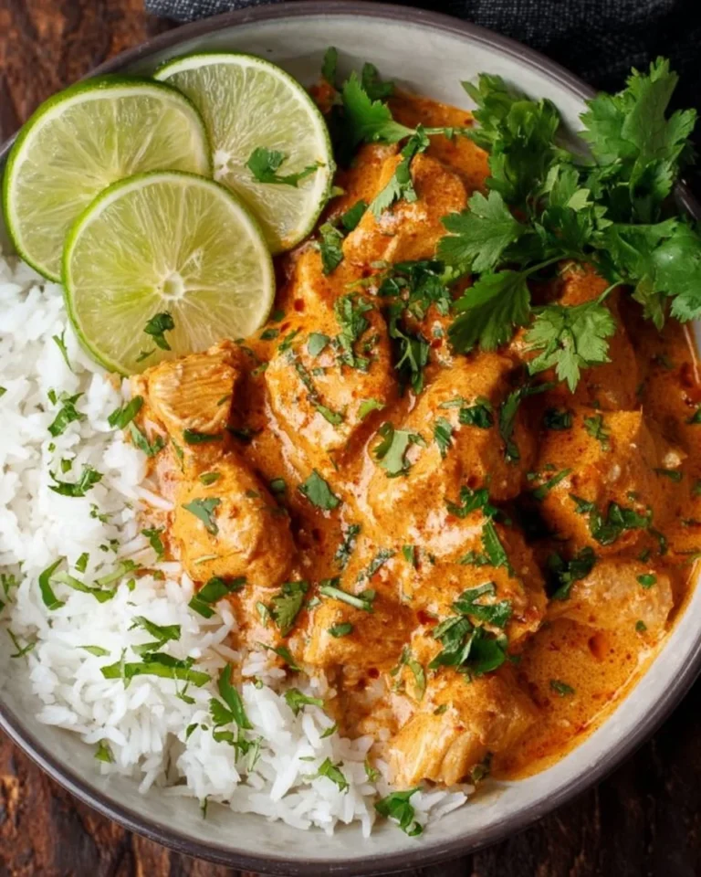 Delicious Crockpot Coconut Lime Chicken served with fresh ingredients