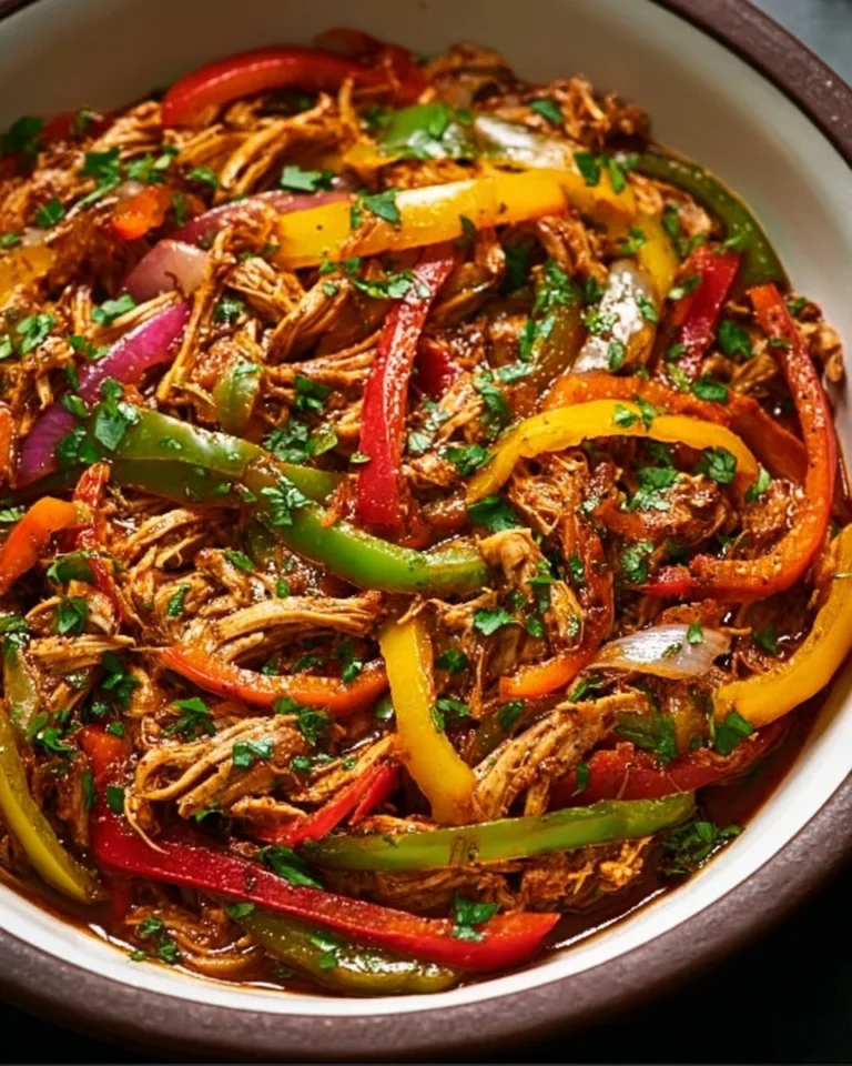 Crockpot fajitas with colorful vegetables and tender meat served in tortillas.
