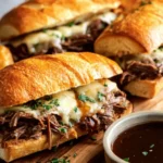 Crockpot French Dip Sandwiches
