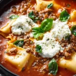 Crockpot Lasagna Soup Crockpot Lasagna Soup