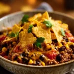 Crockpot Taco Casserole