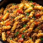 Crockpot Taco Pasta