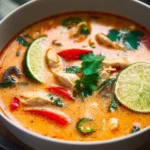 Crockpot Thai Coconut Chicken Soup