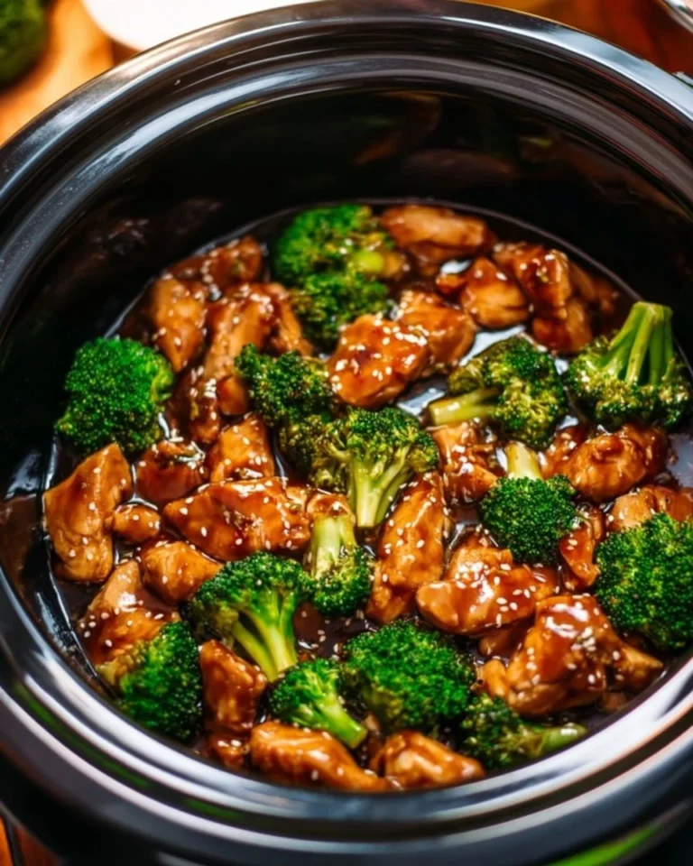 Delicious Dump and Go Crockpot Teriyaki Chicken dish served in a bowl.
