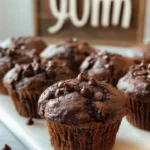 Easy Chocolate Pumpkin Muffins
