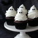 Easy Halloween Ghost Cupcakes Easy Halloween Ghost Cupcakes