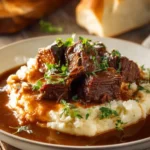 Easy Slow Cooker Beef Manhattan