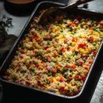 Emergency Dump 'n Bake' Fried Rice Emergency Dump 'n Bake' Fried Rice