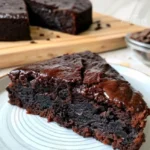 Flourless Black Cocoa and Chia Greek Yogurt Cake