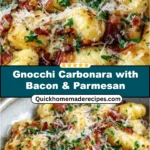 Gnocchi Carbonara with Bacon & Parmesan