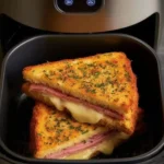 Grilled Ham and Cheese in the Air Fryer