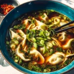 Gyoza Soup (Japanese Dumpling Soup)
