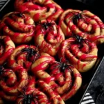 Halloween Breakfast - Bloody Guts Cinnamon Rolls