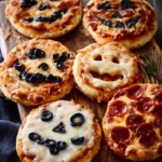 Halloween Mini Pizzas