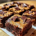 Healthy Greek Yogurt Peanut Butter Chocolate Chunk Brownie Squares Healthy Greek Yogurt Peanut Butter Chocolate Chunk Brownie Squares