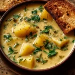 Hearty Cheddar Garlic Herb Potato Soup Hearty Cheddar Garlic Herb Potato Soup