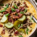 Keto Cheeseburger Soup