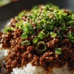 Korean Ground Beef Bowl Korean Ground Beef Bowl