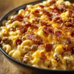 Loaded Bacon Cheeseburger Alfredo Pasta Loaded Bacon Cheeseburger Alfredo Pasta