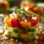 Marinated Cucumbers, Onions, and Tomatoes